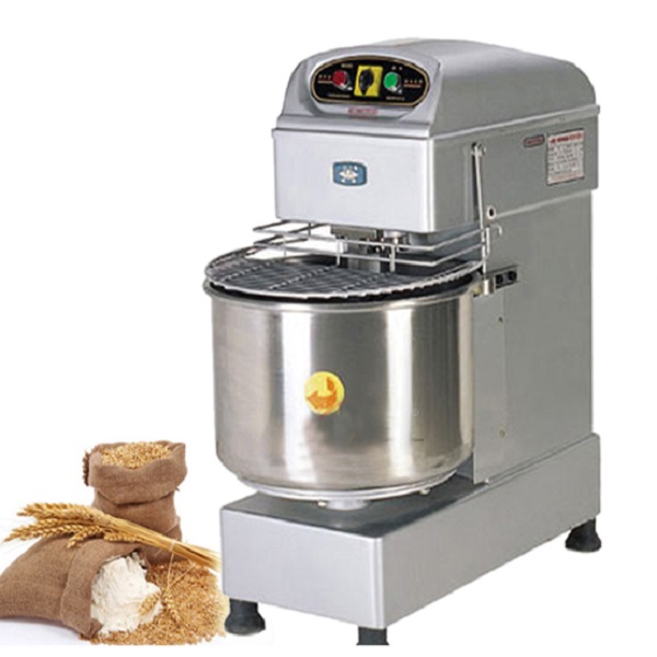 Double speed flour spiral dough mixer