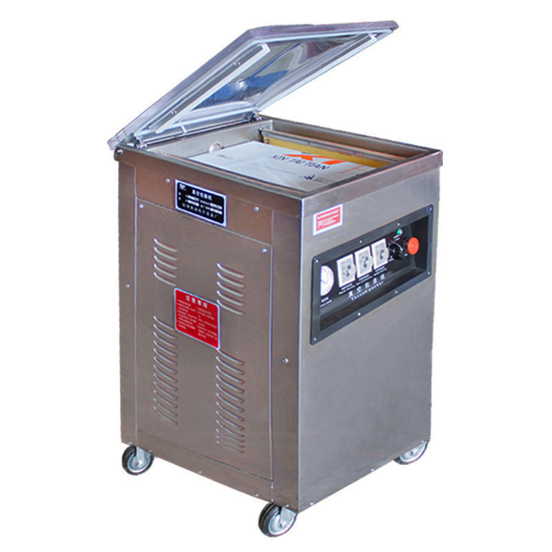 Single chamber food vacuum packaging machine