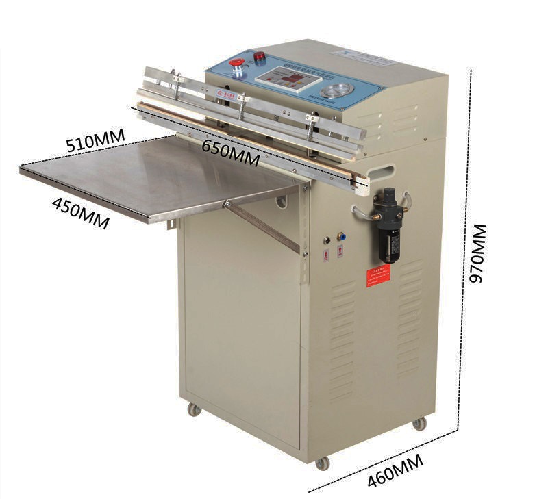 Gas nitrogen flushing external vacuum packaging machine