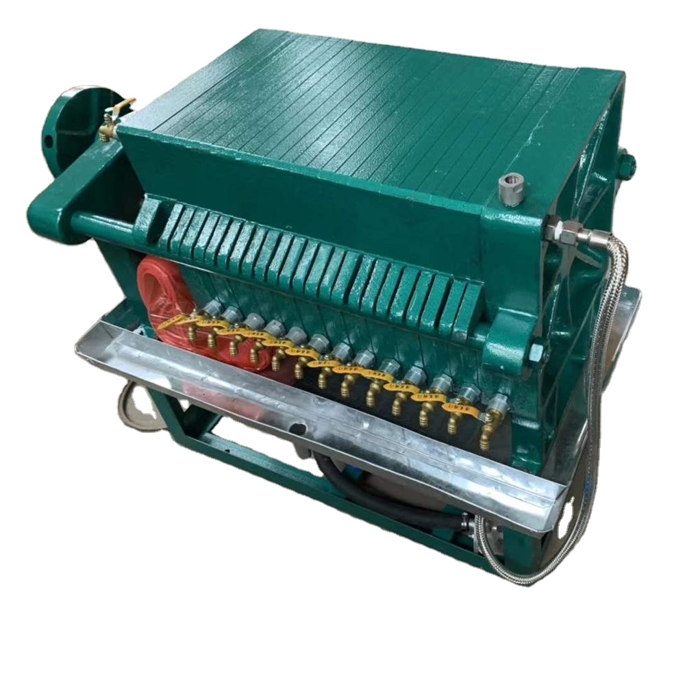Plate frame oil filter machine