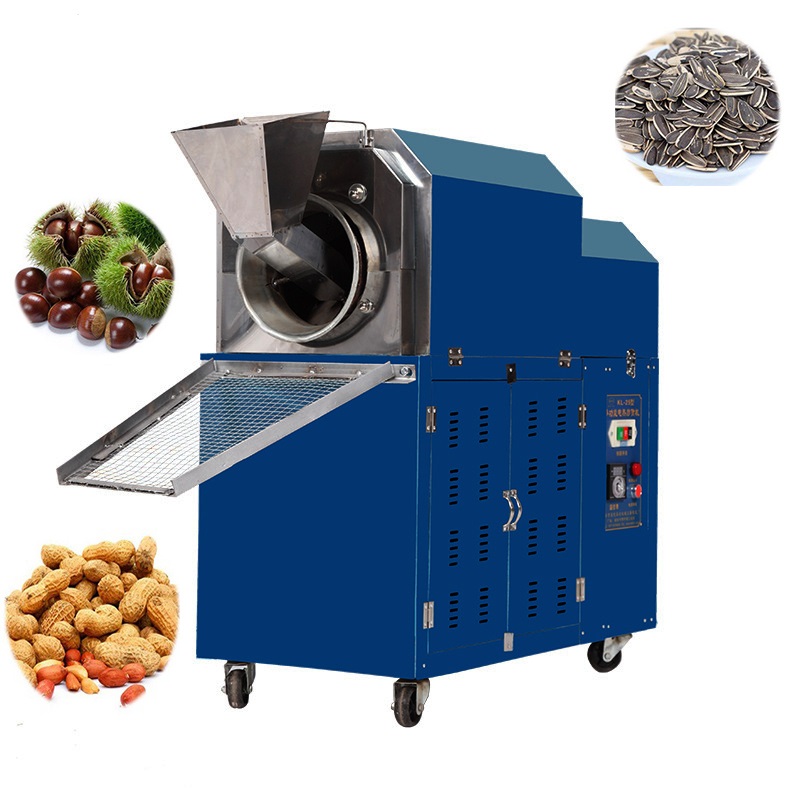 Electric gas nut roasting machine