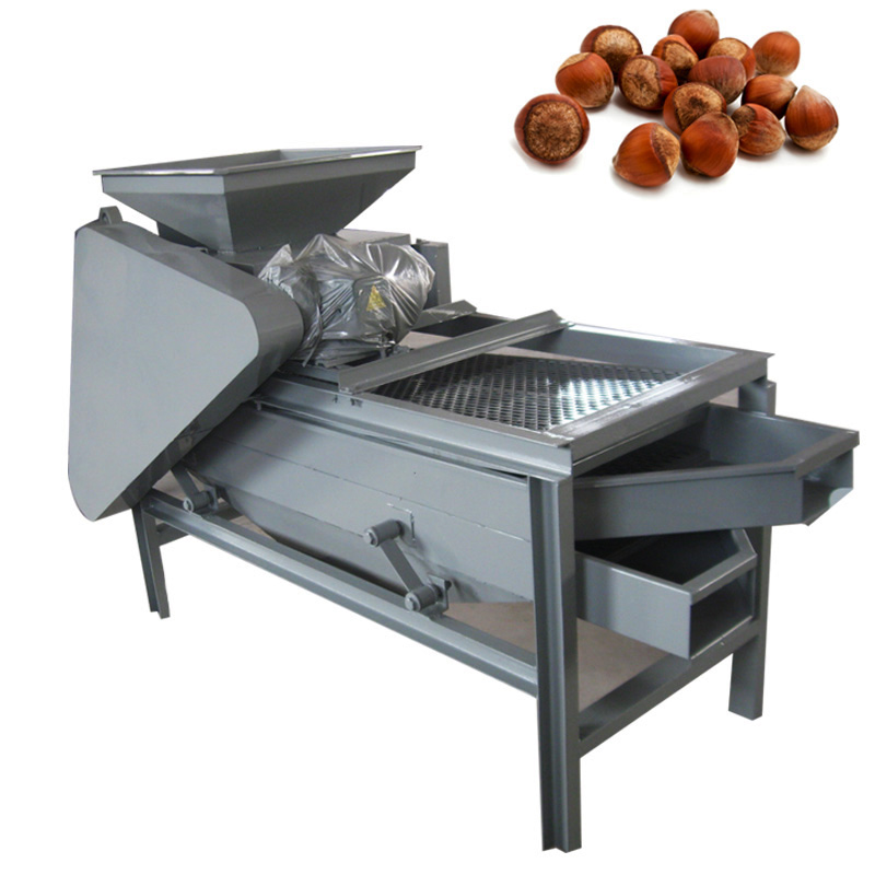 Almond walnut nuts cracking machine