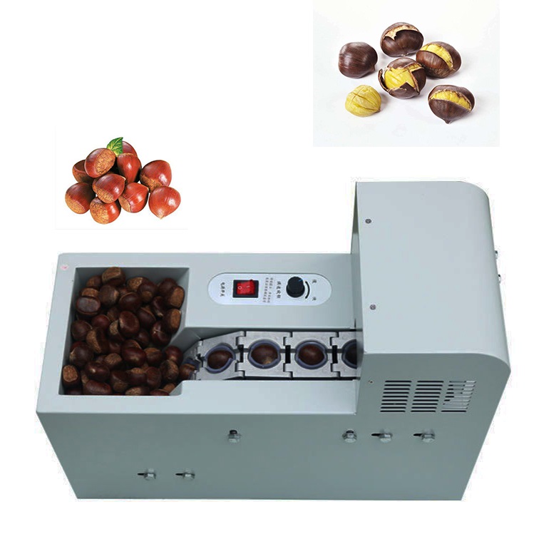 Chestnut opening machine