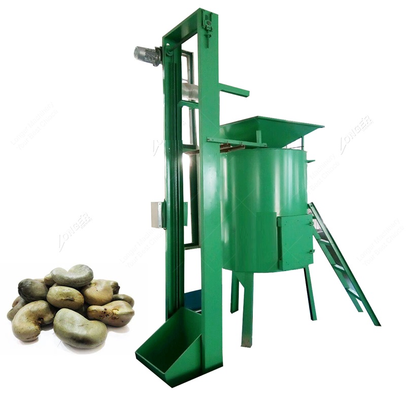 Raw chashew nut cooking machine