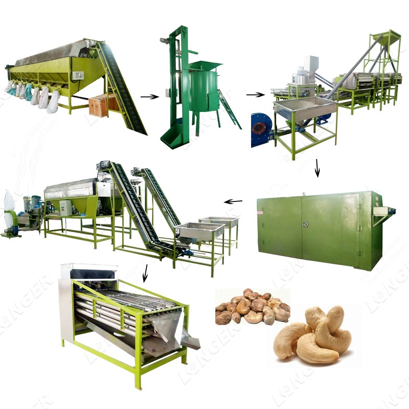 Cashew nuts production line