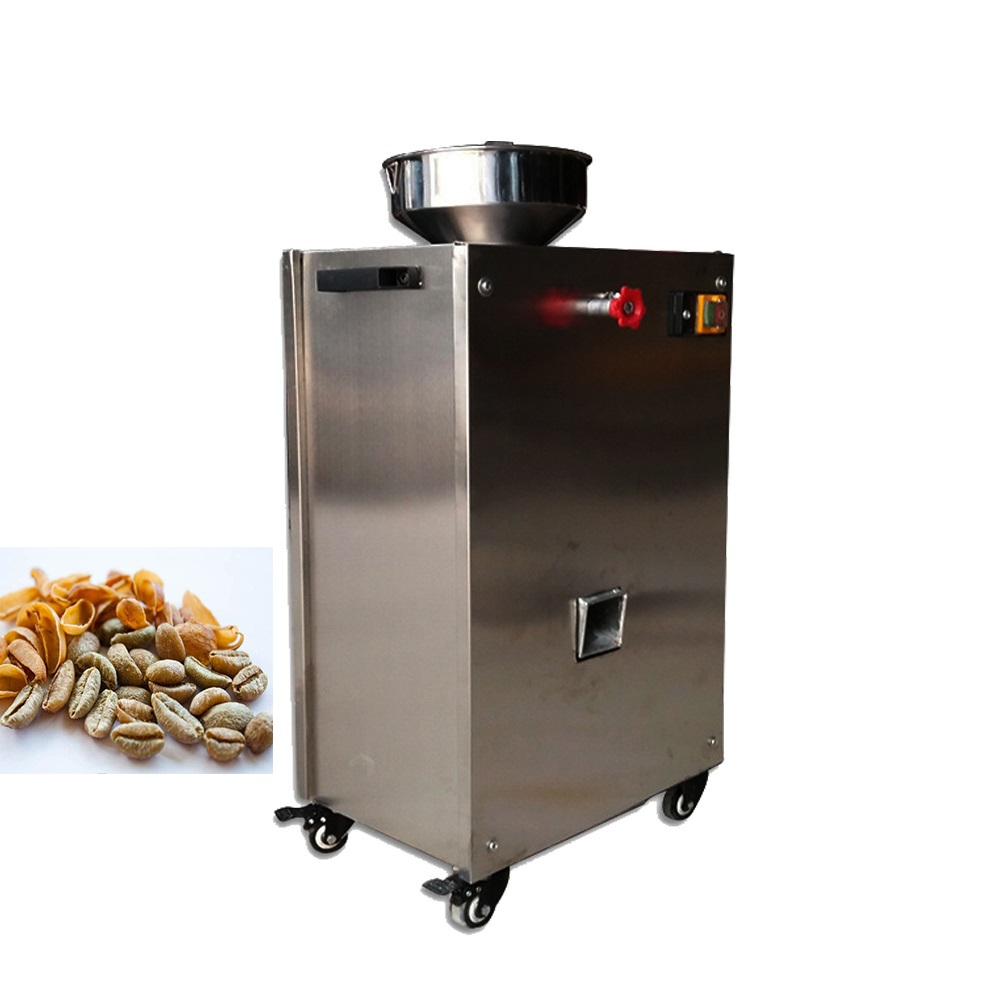Commercial dry coffee bean peeler