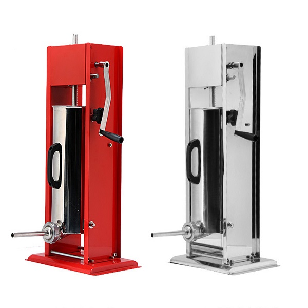 Family use vertical sausage filler