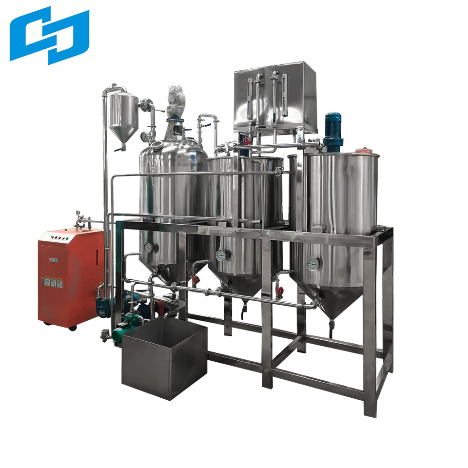 500L /1000L Complete edible oil refinery equipment