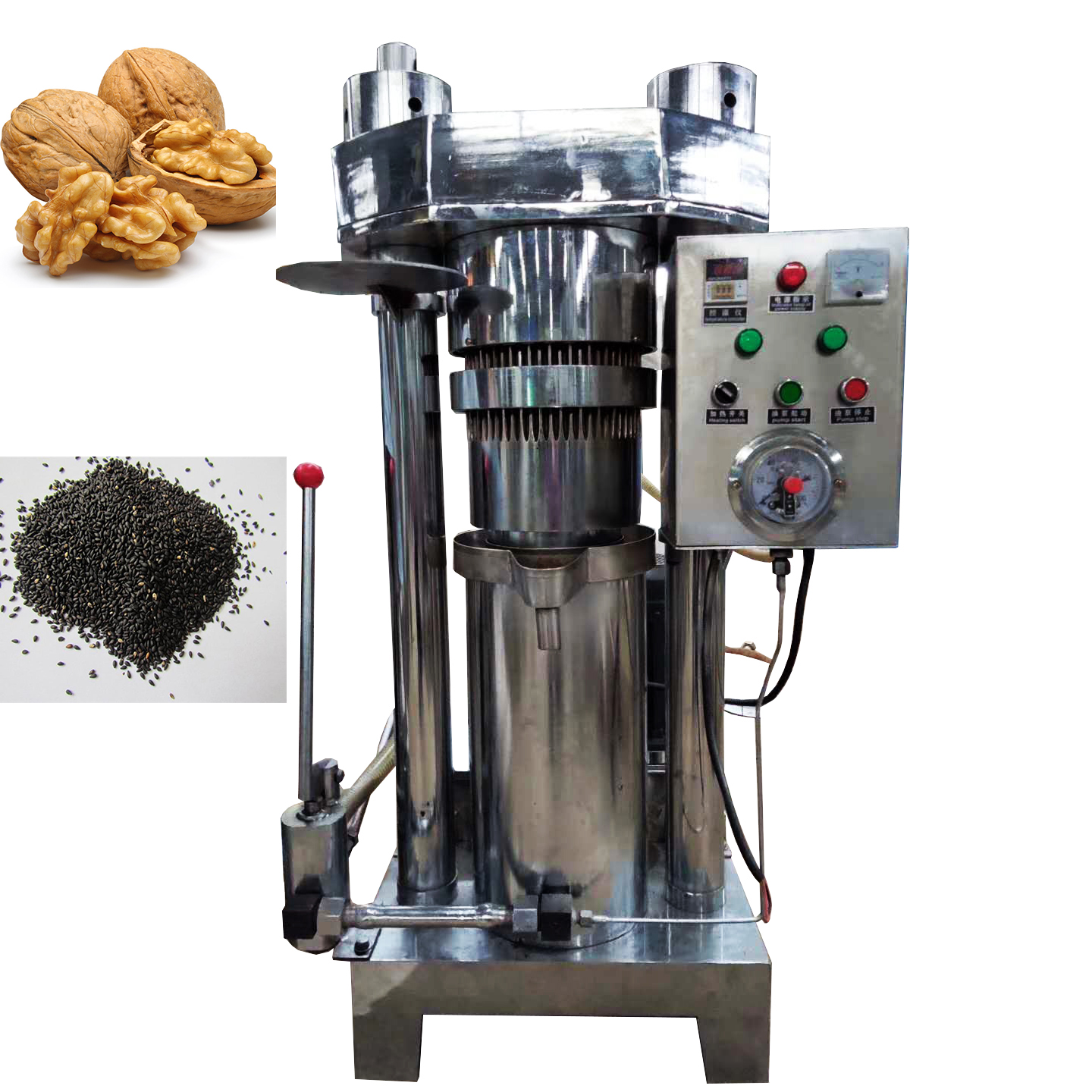Sesame walnut hydraulic oil press machine