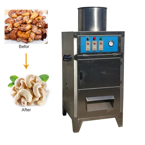 Garlic small onion cashew kernel peeling machine