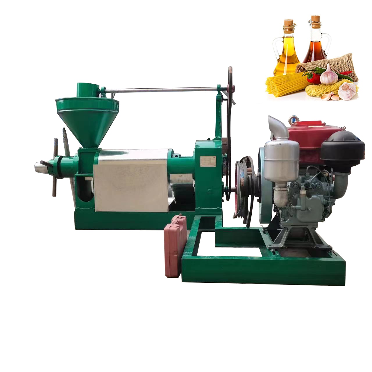 Factory supply 6YL system oil press with diesel engine