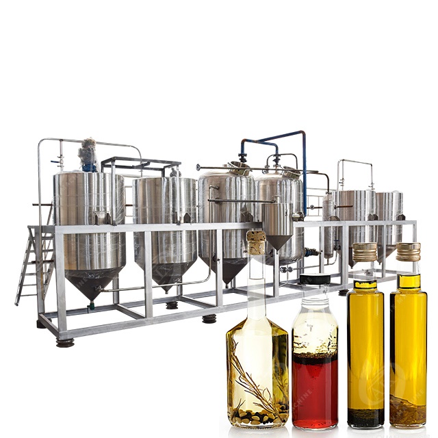 Multifunctional edible crude palm kernel oil refinery machine