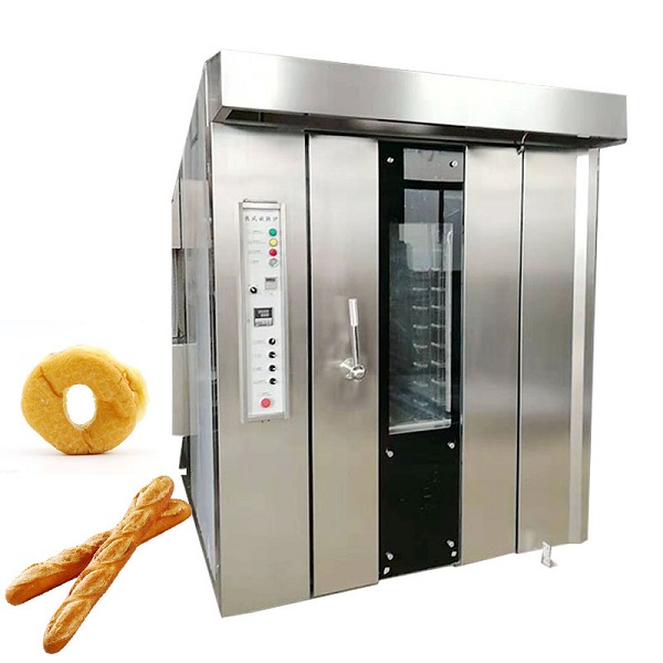 Industrial electric gas rotary bread bakery oven