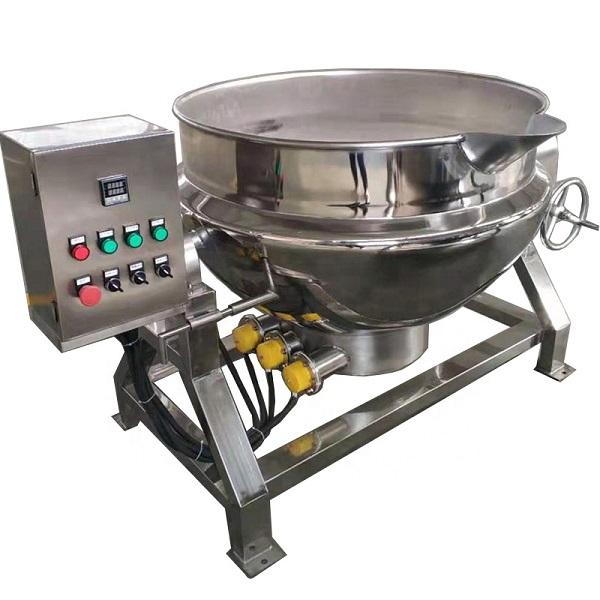 Industrial cooking jacketed kettle pot