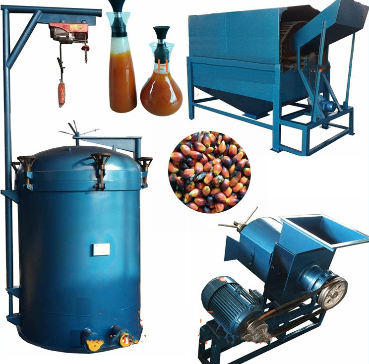 Factory supply 500kg/h palm oil press line in Africa